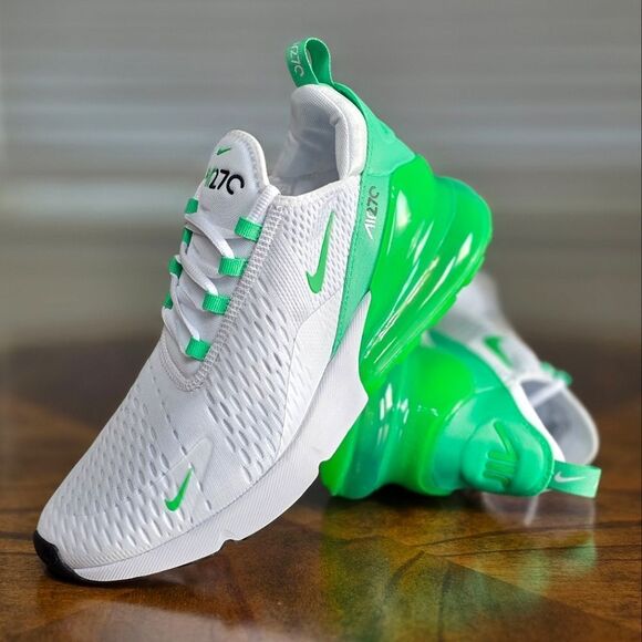 Nike Other - Nike Air Max 270 White/Green Shock USA Men's Size 10 /UK 9/EU 44 New AH6789-117